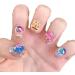 Cute Bob - Kids Short Cartoon Stick on Nails | 24pcs Press On Nails with Glue | Fun Fake Nails Gift for Girls DIY - Buy Online on GoSupps.com
