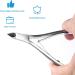 KELYDI Cuticle Nipper and Pusher Set - Dead Skin Remover & Manicure Tool - Buy Online on GoSupps.com