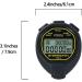 FCXJTU Waterproof Digital Stopwatch - 20 Rounds Memory Silent Large Display for Sports & Swimming Training - Buy Online on GoSupps.com