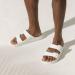 Buy Birkenstock Arizona-Birkibuc Unisex Sandals - White (Size 8-8.5 Narrow Women / 6-6.5 Narrow Men) - International Shipping Available - Buy Online on GoSupps.com