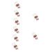 Homsfou 1280 Stk tooth coloring code Instrument code deliveries tabs color code rings Keywords from silicone tooth ring label meter high pressure accessories plastic PP different colors x 8 pieces 0.3x0.3cmx8pcs