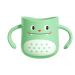 Children's toothbrush mug toothbrush mug for children dinosaur toothbrush cups cartoon gorge cups double handle toothbrush accessories for children boys and girls Green Refer to description