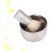 Men's Travel Shaving Set: 2nd Shaving Bowl & Brush Rustproof Steel 9.3x5cm - Perfect for Grooming On-the-Go - Buy Online on GoSupps.com