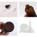 Zeoabsy 6-Pack 100ml Frosted Brown Glass Pipette Bottles with Lock Ring - Ideal for Essential Oils & Aromatherapy - International Shipping - Buy Online on GoSupps.com