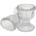 ChillEyes Transparent Glass Eye Wash Cup - Set of 2 | Eco-Friendly & Non-Reactive Eye Rinse Solution - Buy Online on GoSupps.com