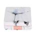 Test portable mirror with marble surface square soaking contact lens container rose gold esteem pupilentes (ros gold)