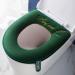 2pcs Washable Warmer Toilet Seat Cover Set with Lid Lifter Handle | Soft Thicker Warmer Mat for Elongated Toilet Seats - Buy Online on GoSupps.com