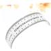 NOLITOY 4 Pcs Flexible Eyebrow Measure Curved Ruler Semi Eyebrow Ruler Tool Eyebrow Trimming - Buy Online on GoSupps.com