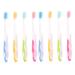 Gleavi elastic ray brushes 16 STK toothbrushes oral accessories tooth cleaning brushes Tool for oral care caricature travel stock rubber toothbrush