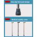 Walking Stick Crutch for Elderly Seniors Teleswalking Cane Height Adjustable Lightweight Aluminum Walking Aid for Men Women with Ergonomic Handle (Silver) Elegant - Buy Online on GoSupps.com
