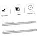 FRCOLOR 2pcs Vision Visor Hand Pointer - Optometry Eyesight Test Accessories for Stainless Steel Flip Chart - Silver 50x1cm - Buy Online on GoSupps.com