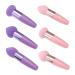 DRESSOOS 2 Sets Beauty Pen Mushroom Facial Sponge Beauty Kit Cosmetic Supplies Face Sponges Makeup Applicator Dry Foundation Sponge Brush Skin Friendly Beauty Egg Purple Travel Emulsion