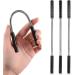 Zhouocea 6Pcs Spring Facial Hair Removers Spring Eyebrow Face Epilators Eyebrow Threading Tools Threading Hair Removals for Women (Black and Pink) - Buy Online on GoSupps.com