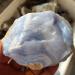 Home Decoration Natural Blue Chalcedony Agate Stone Minerals Jewelry Processing Home Decor Crystals Wiccan Stones Stones PEIQIYIN Stone Mineral Specimen (Size : 20-40g)