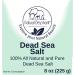 Natural Elephant Dead Sea Salt Fine Grain 8 oz - 100% Pure for Psoriasis, Eczema & Acne - Buy Online on GoSupps.com