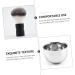 Frcolor Beard Brush & Stainless Steel Shaving Set - Metal Mixing Bowl Razor Cup & Facial Cleaning Tool for Gentlemen - Buy Online on GoSupps.com