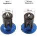 Aluminum Bike Handlebar End Plugs - Locking Bar Caps for Road & Mountain Bikes - Black - Buy Online on GoSupps.com