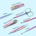 Nail Clippers Set Colorful Titanium Nail Clippers Set 7 Pieces Stainless Steel Nail Scissors Beauty Nail Art Manicure Pedicure Nail Tool Pedicure Tools for Feet - Buy Online on GoSupps.com
