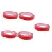ifundom Tape Rolls Transparent double-sided tape wall sticky tape nail display tape hanging press on nail tape photo tape nail display tape double sided No substrate acrylic black Nail