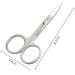AttreX Craft Scissors Professional Nail Scissor Manicure for Nails Eyebrow Nose Eyelash Cuticle Scissors Curved Pedicure Makeup Tools Scissors - Buy Online on GoSupps.com