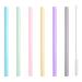KICHOUSE 1 Set Milk Tea Straw Straws Straight Straw Washable Straw Child Juice Multifunction