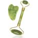Jade Roller for Face - Gua Sha - Lymphatic Drainage Tool for Face  Eye  Neck  Body - Skin Tightening - Reduces Wrinkles and Fine Lines