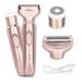 Allayu Electric Lady Shaver Women Facial Trimmer Wet Dry Manual Razor with Replaceable Head Personal Device
