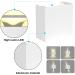 2PCs LED Wall Lights - 6W 3000K Warm White IP65 Waterproof Indoor/Outdoor Modern Lamps for Hallway Living Room Balcony Stairs | Shop Now! - Buy Online on GoSupps.com