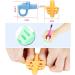 13-Piece Silicone Ergonomic Writing Aid Set | Pencil Grip & Posture Correction Tool for Children & Students | Ideal for Special Needs - Buy Online on GoSupps.com