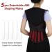 Magnetic Full Back Support Belt Tourmaline Self Heating Therapy Pain Relief Shoulder Waist Support Heated Vest Shoulder Lumbar Spine Back Posture Corrector (Color : Black Size : M) lofty ambition Black M - Buy Online on GoSupps.com
