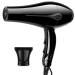 2000W Hhigh-Power Dc Motor Blue Negative Ion Hair Dryer Home High Power Hair Dryer Hotel Hair Dryer/Blue (Black)