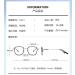 Metal Square Frame Blue Light Blocking Glasses for Women & Men | Anti UV Computer & Reading Glasses - 50mm - Buy Online on GoSupps.com
