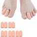 Xwanli Toe Caps & Silicone Toe Sauces - Protect Against Blisters Calluses & Ingrown Toenails | 12 Pieces (Sizes L & M) - Buy Online on GoSupps.com