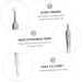 WOONEKY 3pcs Clip Tweezers Kit Stainless Pimple Remover Blackhead Extraction Kit Stainless Steel - Buy Online on GoSupps.com