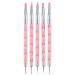 Nail Art Silicone Pens Brush Nail Design 5 x Pieces Can Be Used on Both Sides
