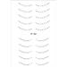 Lower Eyelash Stickers | Stick On Lower Eyelash Sticker Lash Sticker Water Transfer Ladies Lower False Eyelashes Lower Eyelash Sticker Fake Eyelashes for Girls W-1261 - Buy Online on GoSupps.com