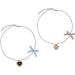 OralGos Camellia Heart Pendant Choker - Adjustable Pearls Clavicle Chain with Bow | Stylish Feminine Rose Necklace - Shop Internationally - Buy Online on GoSupps.com
