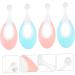 Ipetboom 4-Piece Children's 360 Toddler Toothbrush Set | Infant Oral Care Tool with Rubber Protection | Safe for 1-2 Years Old | Colorful Baby Toothbrushes - Buy Online on GoSupps.com