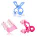 Nose Lift Up Shaping Clip Shaper Kit Nose Massager Roll Slimmer for Bridge Straightening Correction Nose Higher Set Face Soft Padded Beauty Tool (3Pcs/Set)