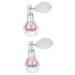 COHEALI 2 Pcs Spray Glitter Glass Spray Bottle Makeup Powder Sprayer Girl Makeup Sprayer Tool Hair Pink Purplex2pcs 7x5.5cmx2pcs