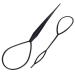 VAGA 250 Small Clear Elastic Rubber Bands and 2 Ponytail Makers - Hair Tools Set - Buy Online on GoSupps.com