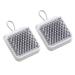 Beatifufu 2 piece Shampoo brush massage brush Unique shower hair brush head scalp shower brush cleaning ridge cleaning brush hair washing comb hair scalp massage device