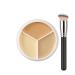 Concealer, 3-Color Concealer Make Up, Waterproof Leg Foundation, Full Cover Concealer Palette, Corrects Dark Circles Red Marks Scars (3# Blemish Eliminator, 4.5g)