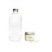 Organic MouthaWash - Plus WHITENING + Remineralizing Toothpaste Pack- Whitens Refreshes. Food Grade Peroxide + Essential Oils. Vegan and Cruelty Free. Glass Jar (16 oz) (Regular 2 oz)
