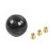 NinWelly jfqm Forged pattern carbon fiber manual transmission gear head suitable for car decoration accessories (Color : Circular)