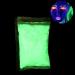 Fluorescent Powder 3 Colors Fluorescent Powder Luminous Powder Paint DIY Pigment Nail Coating Noctilucent Powder (Yellowish Green)