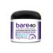 BARE 40 PRO  40% Urea Gel w/ 2% Salicylic Acid and Hyaluronic Acid  Tea Tree Oil  Aloe Vera Extract  Jojoba Beads  4oz Jar  Works on Corns  Calluses  Cracked Heels  Superior Hydration to Urea Creams
