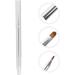 Beavorty double ended lipstick brush lip makeup brush lipstick applicator wands eyeshadow makeup beauty tool travel size lip brush applicator brush aluminum alloy portable Miss Silver - Buy Online on GoSupps.com