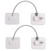Flyamapirite Child safety locks Refrigerator door lock Freezing Cabinet Riegel 2 Self -adhesive fridge restrictor locks with key cables for child safety
