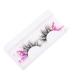minkissy 1 Pair Fake Eyelashes Color Lashes Extension Glitter Lashes Eyelashes Colorful Rainbow Eyelashes Black Decor False Lashes Glitter False Eyelashes Halloween Fiber 3d Extend